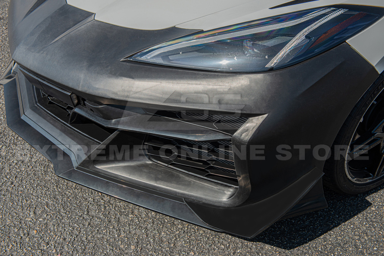 20-26+ C8 Corvette Z07 Style Front Bumper Conversion (Unpainted