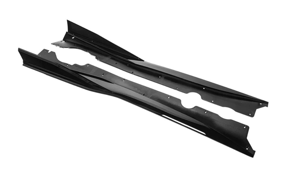 20-26+ C8 Corvette 3VM Side Skirt Package (Gloss Black) - EOS (SS