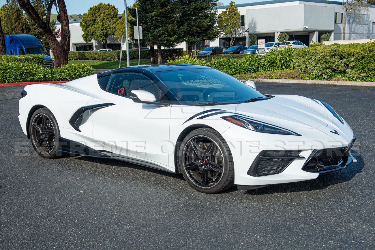 20-25+ C8 Corvette 3VM Side Skirt Package (Gloss Black) - EOS (SS