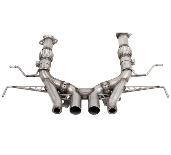 23-26+ C8 Corvette 3 inch Cat-back Quad Tip Exhaust W/O Mufflers