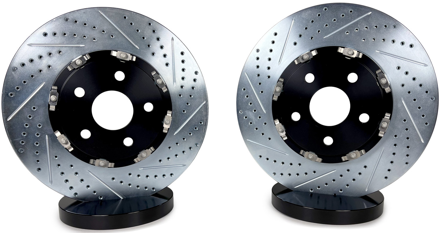 FRONT+REAR BRAKENETIC Premium Drilled Slotted Brake Disc FRONT+REAR BRAKENETIC Premium Drilled Slotted Brake Disc