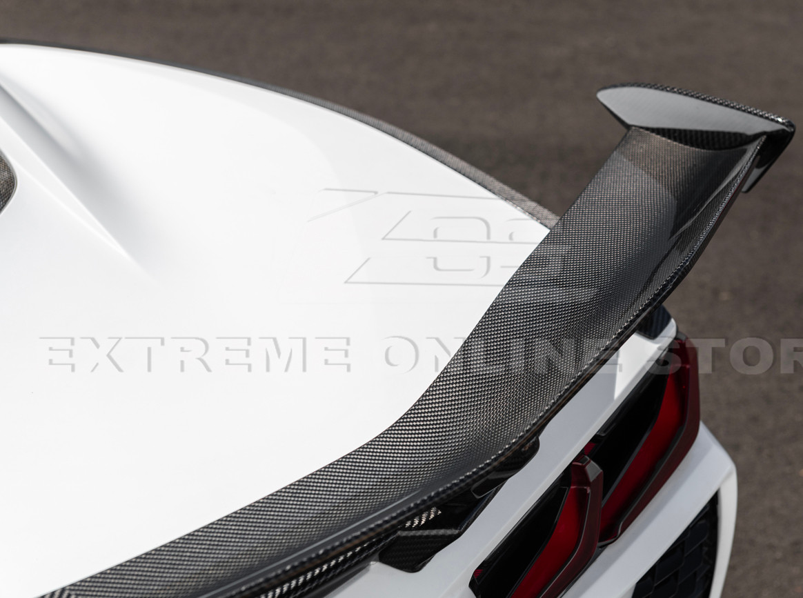 20-26+ C8 Corvette Carbon Fiber Z07 Style Spoiler - EOS (SPOILER