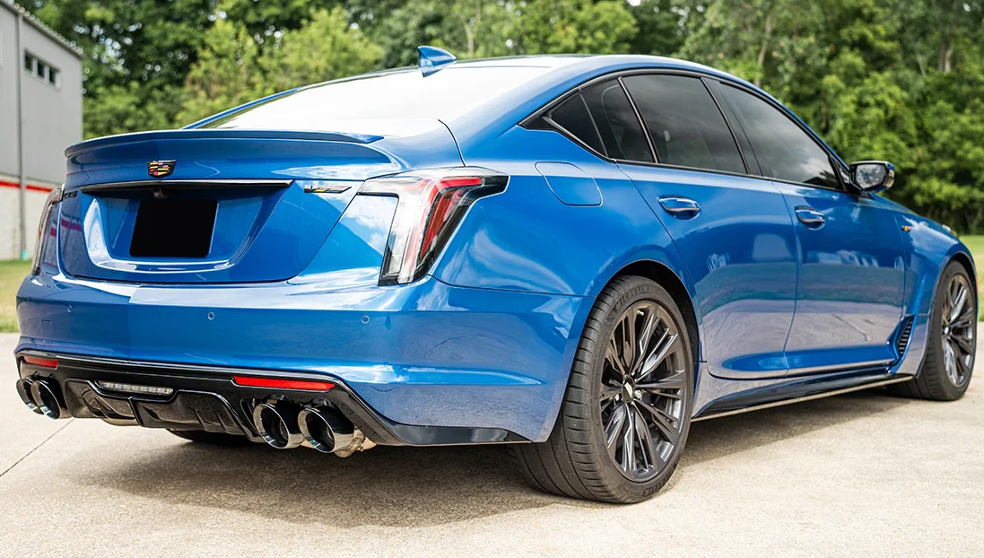 22-26+ Cadillac CT5-V Blackwing Cat-Back Exhaust (Polished Black
