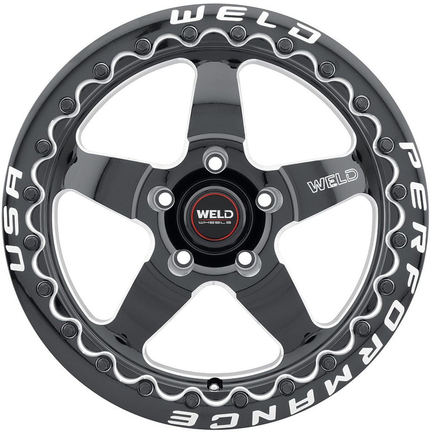 20-26+ C8 Corvette Ventura Beadlock S155 18x12 +52 Rear Wheel