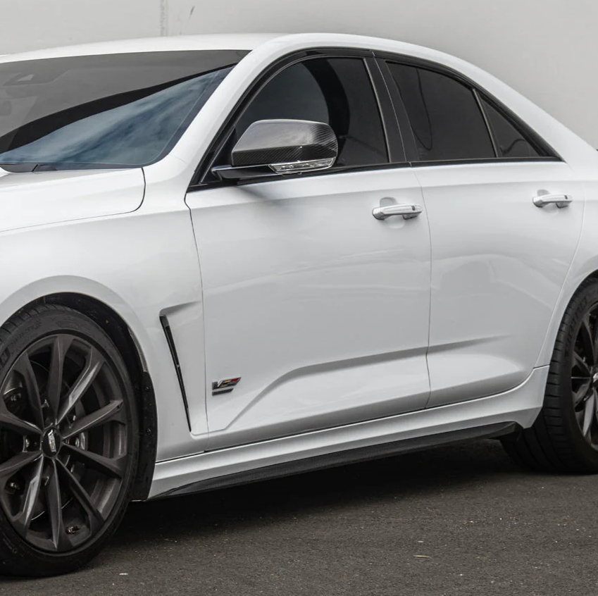 20-26+ Cadillac Carbon Fiber Side Skirts (CT4-V & Sport Only