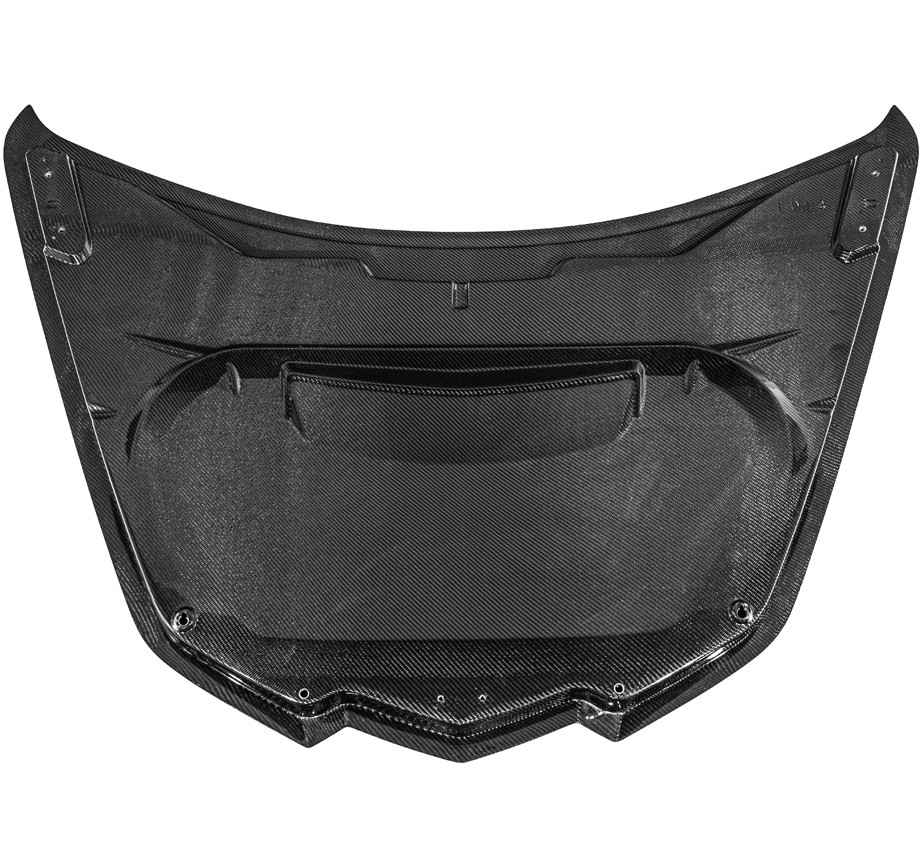 HOOD-1279-BKCF | ZR1 Style Double-Sided Carbon Fiber Hood for 2020