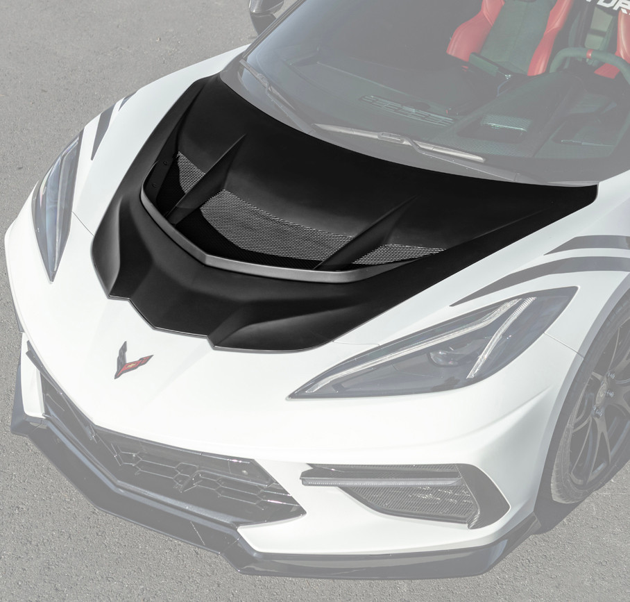 apolina　ボンネット　one size HOOD-1004-FRP | ZR1 Style Fiberglass Hood for 2020+ C8 Corvette