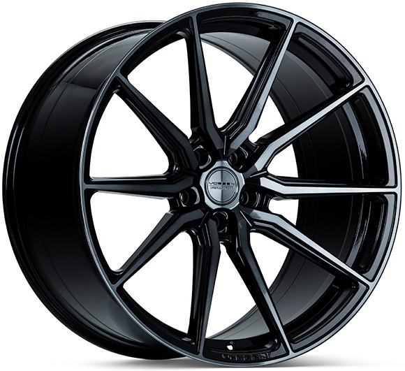 Vossen HF3 Double Tinted Gloss Black Wheel Set for 2020+ C8