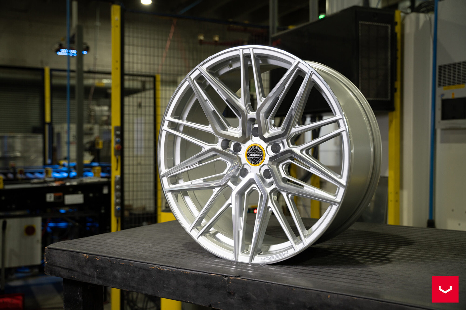 Vossen HF7 Silver Polished Wheel Set For 2020 C8 Corvette 19x8 5 20x11 vossen-hf7-silver-polished-wheel-set-for-2020-c8-corvette-19x8-5-20x11
