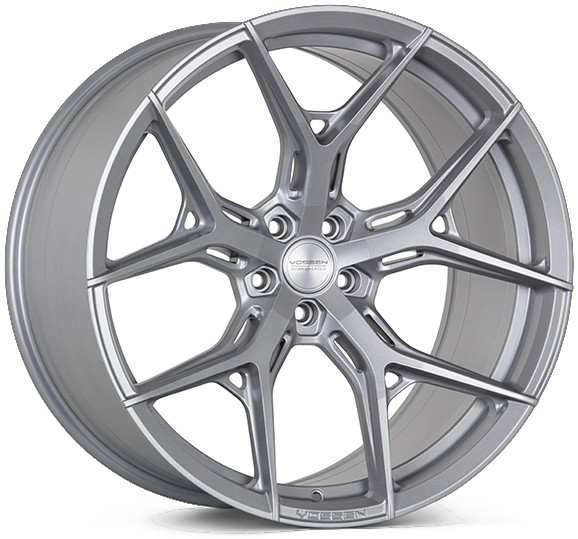 Vossen HF5 Satin Silver Hybrid Forged Wheel (Multiple Sizes Available)