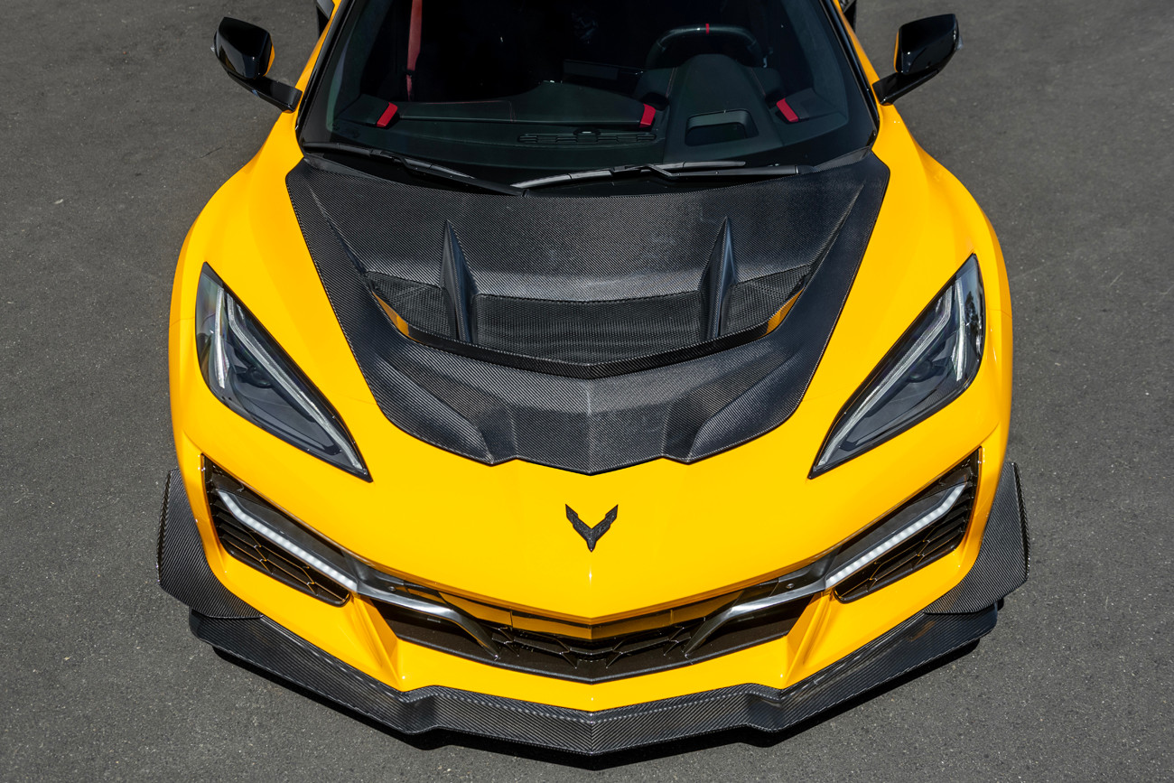EOS Carbon Fiber Z07 Splitter & No-Drill Dive Planes | C8 Z06 E