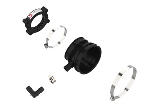 20-24-corvette-c8-silver-bullet-throttle-body-spacer-factory-intake-afe-power Unassembled Hardware