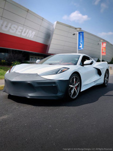 20-27+ C8 Corvette Mesh Front Bumper Mask - NoviStretch