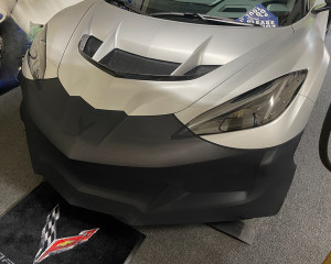 20-27+ C8 Corvette Mesh Front Bumper Mask - NoviStretch