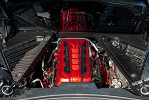 20-27+ C8 Corvette Engine Bay Panels (Carbon Fiber) - EOS
