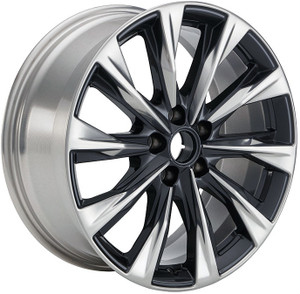 20-26 Cadillac CT4 19x8" Split Spoke Polished W/ Painted Pocket Wheel Set (Includes 4, Front & Rear) - General Motors