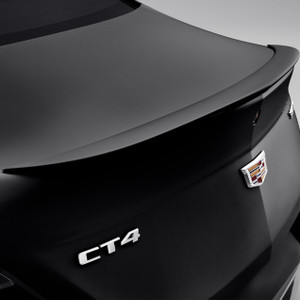 20-26 Cadillac CT4 Flush-Mounted Spoiler Kit (Black Raven) - General Motors
