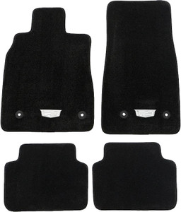 20-26 Cadillac CT4 Front and Rear Premium Carpeted Floor Mats (With Crest Emblem) - General Motors
