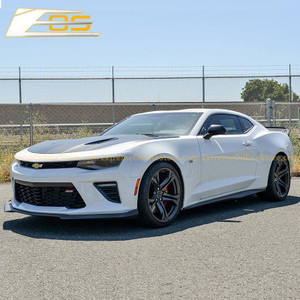16-18-camaro-ss-1le-facelift-full-body-kit-plastic-black-unpainted-eos installed on white camaro ss