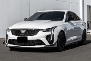 22-26 Cadillac CT4-V Blackwing Carbon Fiber Front Splitter & Dive Planes - EOS