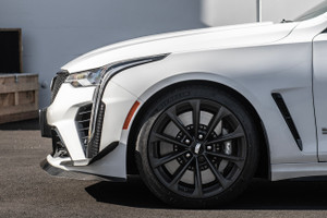 22-26 Cadillac CT4-V Blackwing Carbon Fiber Front Splitter & Dive Planes - EOS