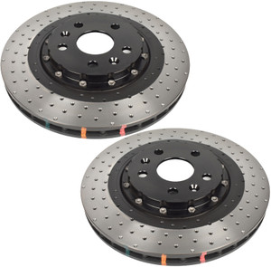 20-26-corvette-c8-z51-t3-5000-2-piece-front-rotors-drilled-dimpled-includes-2-dba-brakes