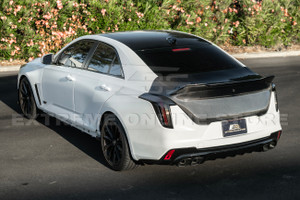20-26 Cadillac CT4 Carbon Fiber Rear Trunk W/ Integrated Spoiler - EOS