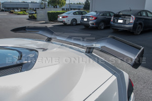 23-24-c8-corvette-z06-carbon-fiber-high-wing-wicker-kit-eos installed on white c8 z06
