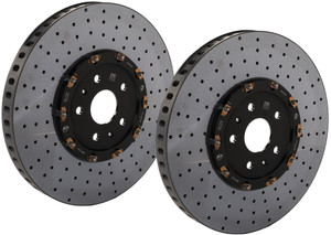 25-27+ C8 Corvette ZR1 OEM Front Ceramic Brake Rotors (Includes 2) - General Motors