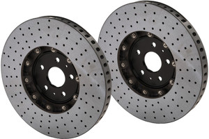 25-27+ C8 Corvette ZR1 OEM Front Ceramic Brake Rotors (Includes 2) - General Motors