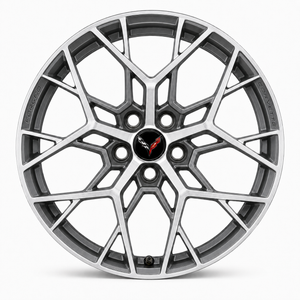 25-27+ C8 Corvette ZR1 20x10" & 21x13" Forged Titan Gloss Multi-Spoke Wheel Set (Includes 4) - General Motors
