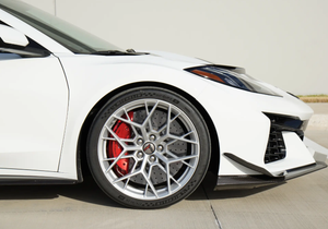 25-27+ C8 Corvette ZR1 20x10" & 21x13" Forged Sterling Silver Multi-Spoke Wheel Set (Includes 4) - General Motors
