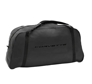 20-27+ C8 Corvette Premium Outdoor Car Cover in Gray W/ C8 Silhouette - General Motors