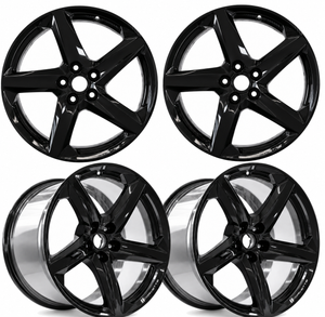 23-27+ C8 Corvette 20x10" & 21x13" 5-Spoke Carbon Fiber Wheel Set (Painted Carbon Flash)(Includes 4) - General Motors