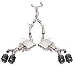 22-26 Cadillac CT4-V Blackwing XTreme Cat-Back Exhaust (Carbon Fiber, Polished Tips) - Corsa