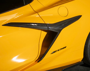 23-27+ C8 Corvette Z06/E-Ray/Grand Sport Carbon Fiber Door Trim Package (Full Replacement) - EOS