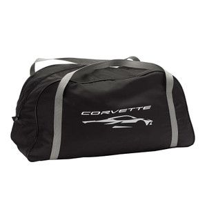 20-24-corvette-premium-indoor-car-cover-in-black-w-crossed-flags-logo-general-motors Bag