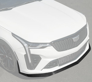 22-26 Cadillac CT4-V Blackwing Carbon Fiber Front Splitter W/ Side Winglets - EOS