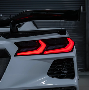 20-27+ C8 Corvette Euro Style LED Tail Lamp Set (Clear) - EOS