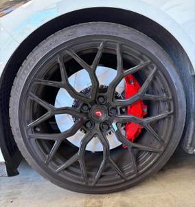 23-27+ C8 Corvette Z06/Grand Sport Rear Slotted Brake Rotor Ring Set (Includes 2) - Speed by Design