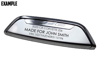 20-26+ C8 Corvette Waterfall Speaker Emblem (Z06 Edition Badge