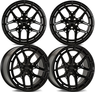 Vossen HFX-1 Gloss Black Wheel Set for 2020+ C8 Corvette (20x9