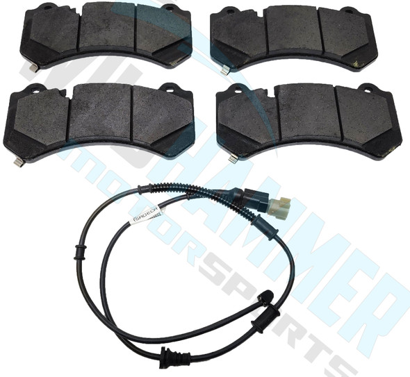 22-26+ Cadillac CT4-V Blackwing OEM Front Brake Pad Kit W/ Chamfer Edge (Includes Wear Sensor) - General Motors