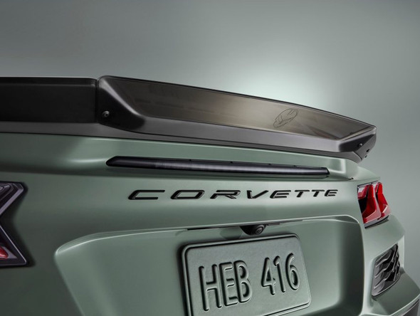 23-27+ C8 Corvette Z06/E-Ray/Grand Sport/ZR1 Wicker Bill Attachment W/ Jake Logo - General Motors