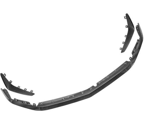 22-26 Cadillac CT4-V Blackwing Carbon Fiber Front Splitter & Dive Planes - EOS
