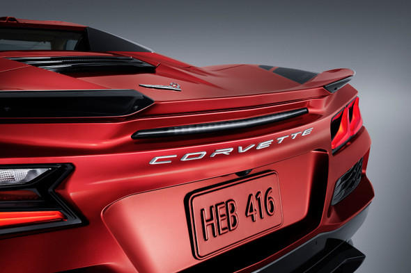 23-27+ C8 Corvette Z06/E-Ray/Grand Sport/ZR1 Rear Script Emblem (Polished) - General Motors