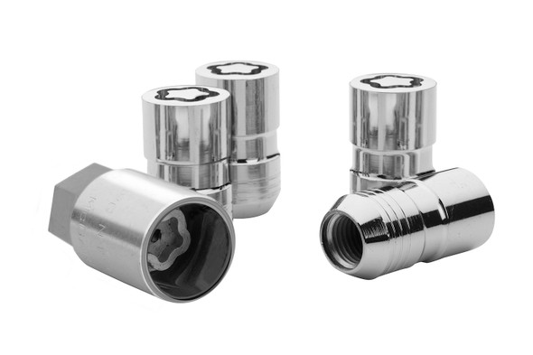 20-24-cadillac-ct5-wheel-lock-kit-chrome-general-motors locking lug nuts with key