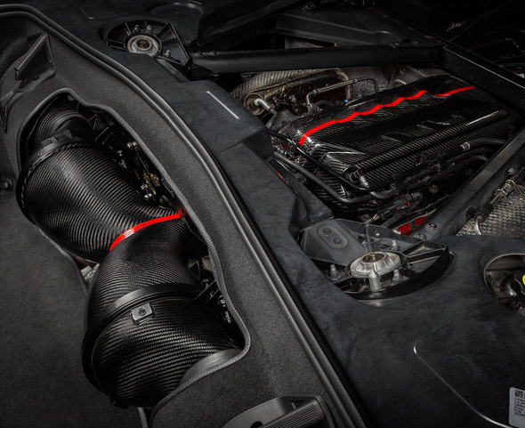 20-26+ C8 Corvette Stingray Carbon Fiber Engine Cover - Eventuri