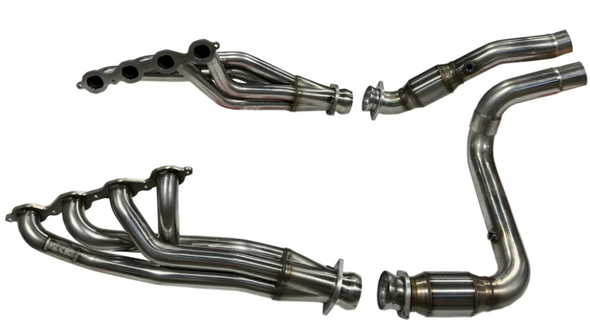23-26+ Cadillac Escalade-V 1-7/8th Long Tube Header Kit W/ Connection Pipes - Kooks