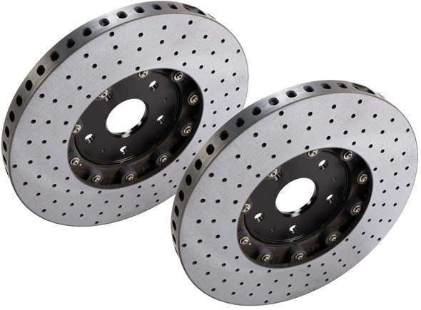 25-27+ C8 Corvette ZR1 OEM Rear Ceramic Brake Rotors (Includes 2) - General Motors